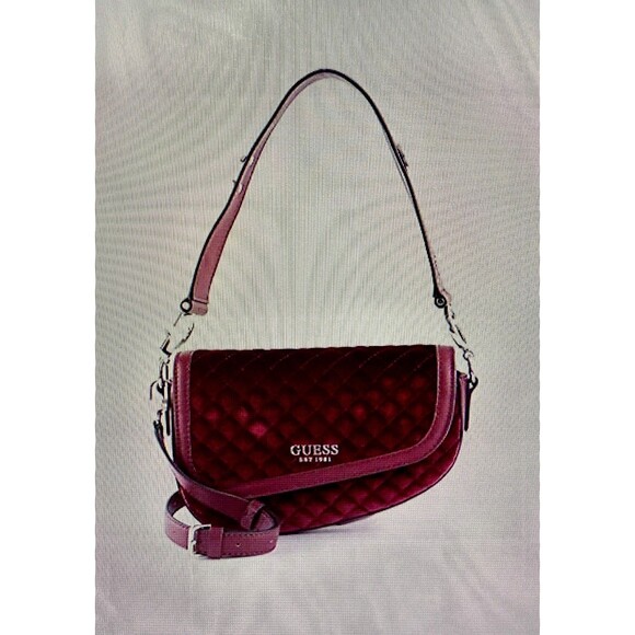NWOT Guess G Dream Convertible Shoulder Crossbody Bag Merlot - Picture 15 of 17